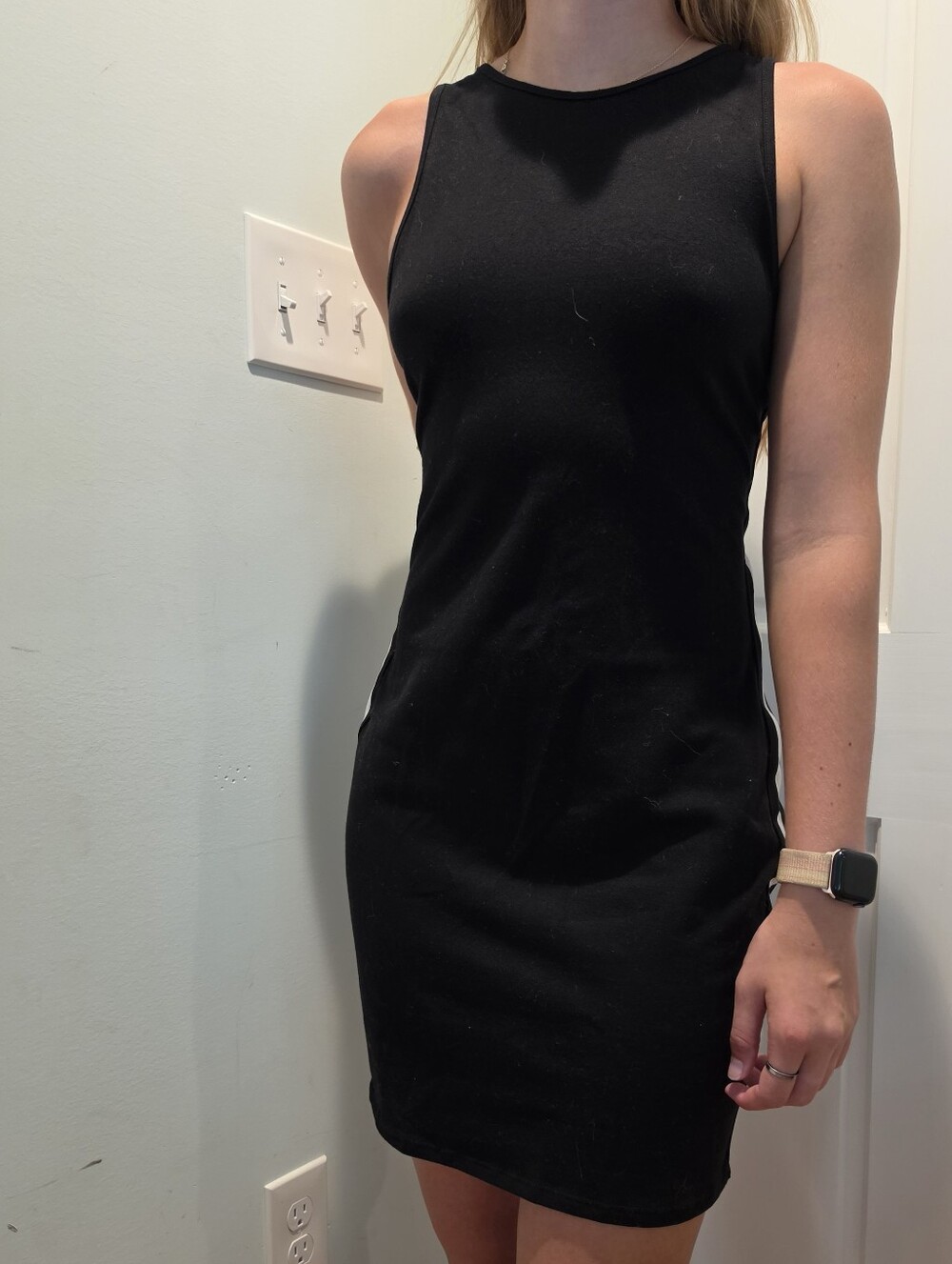 Urban Outfitters Classic Black Sleeveless Bodycon Dress